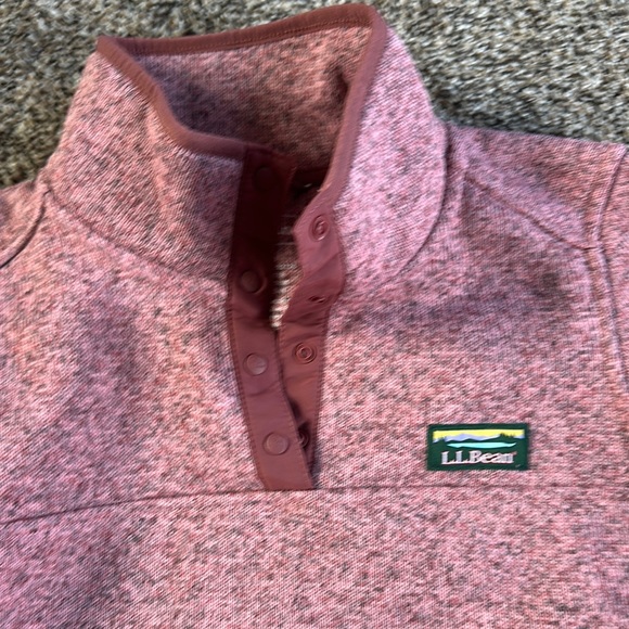 Pink L.L. Bean pullover jacket. - Picture 2 of 6